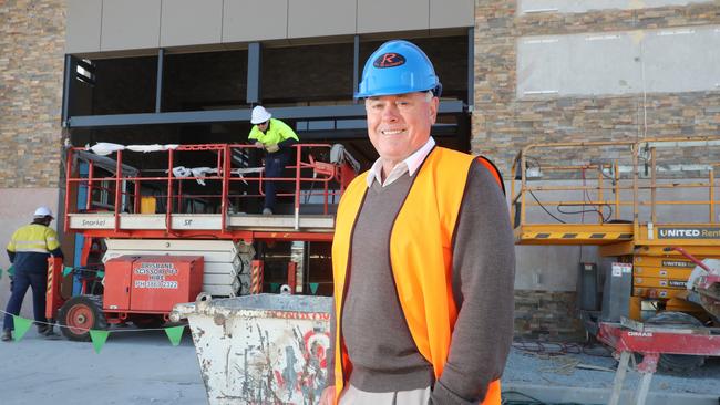 Photo of Greg Rix on site at Pimpama City Shopping Centre. Photo by Richard Gosling