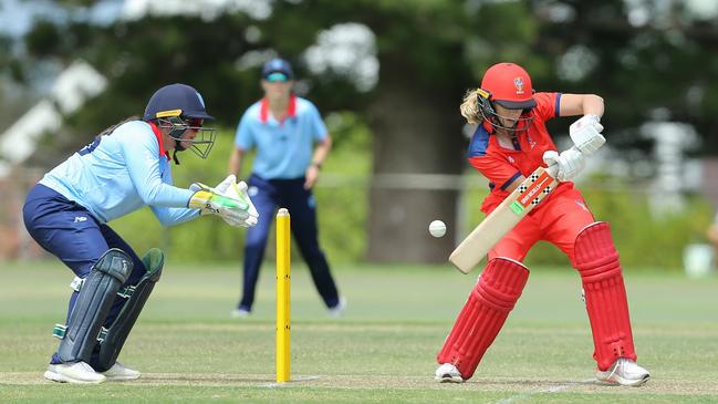 Kate Pelle starred for NSW Metro with the bat. Picture: David Woodley, Cricket Australia