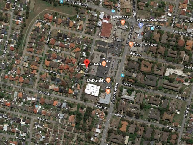 Coolibah St in Merrylands West was the scene of a robbery, where two people used a gun to rob a phone and a wallet from a man.