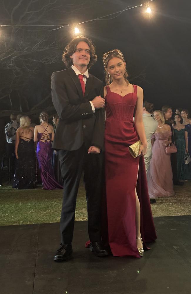 The students of Hervey Bay State High School enjoy their formal.