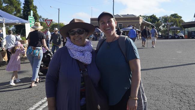 Nathalie and Patricia Larose at the Goomeri Pumpkin Festival 2024