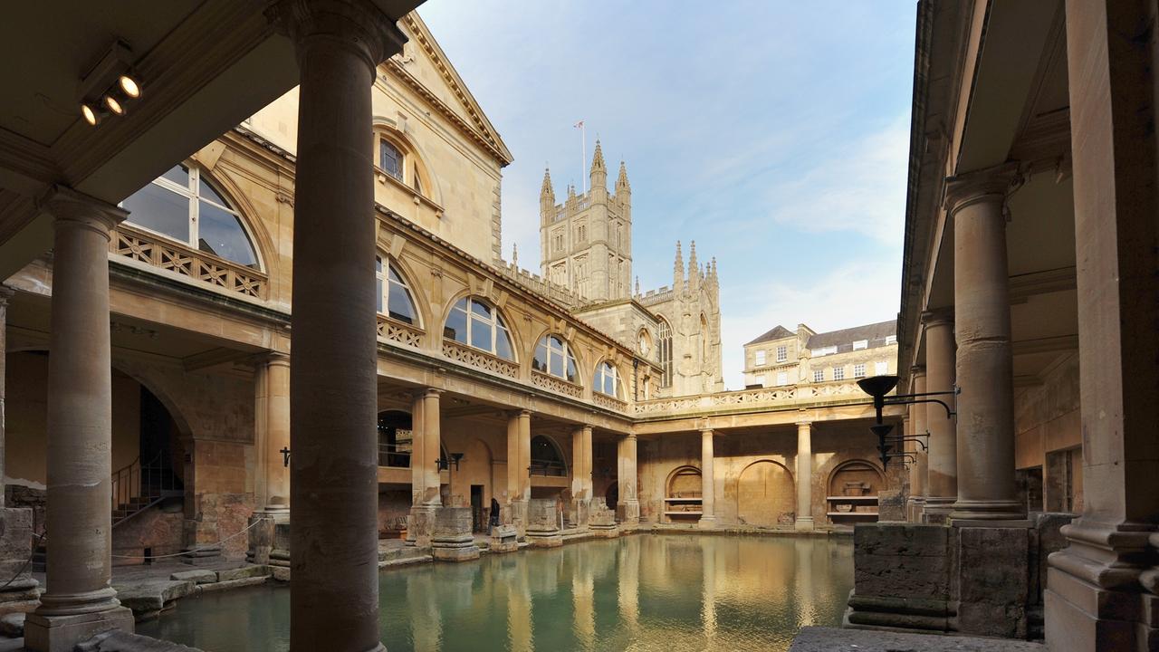 The Ancient Roman Baths in the English city of Bath welcomed one million visitors last year. Picture: Getty Images