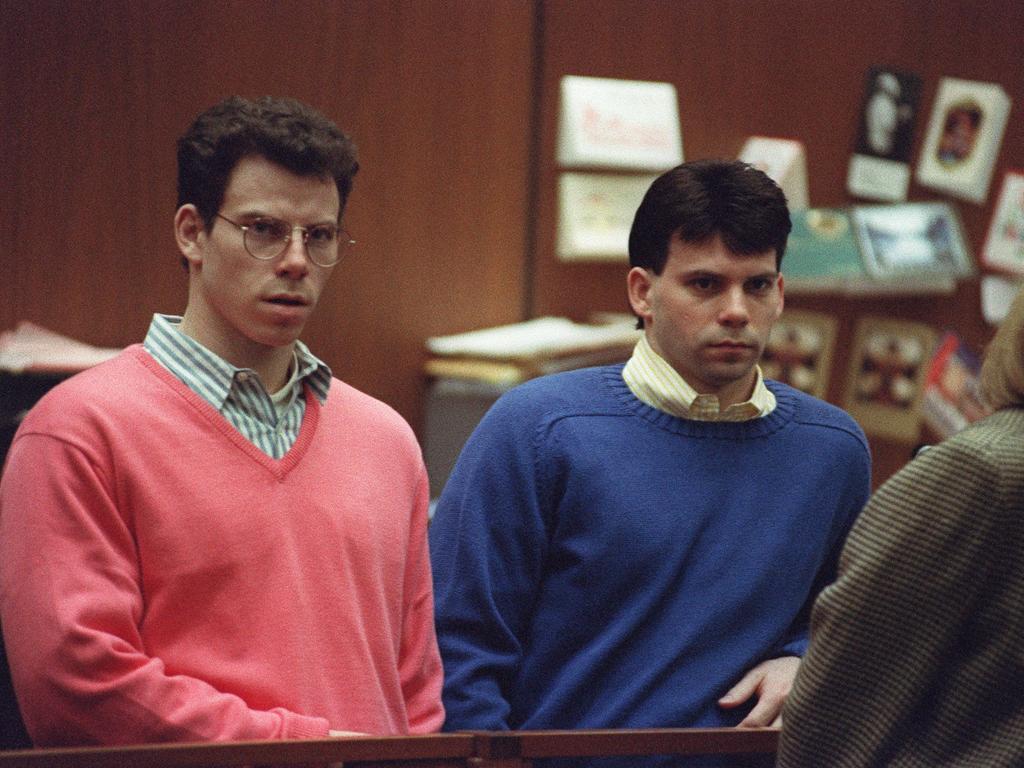 Lyle and Erik Menendez became infamous for brutally murdering their wealthy parents. Picture: AFP