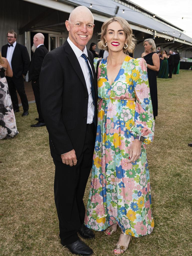 Alistair and Loretta Hartley at LifeFlight Toowoomba Gala at The Goods Shed, Saturday, May 6, 2023. Picture: Kevin Farmer