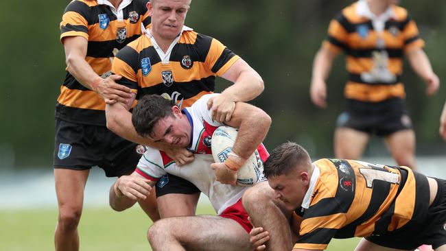 Brady Smith with the ball for Monaro. Picture: Sue Graham