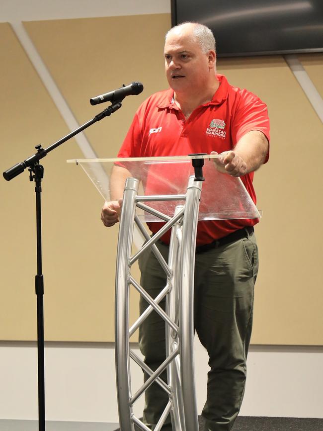 Waratah president Simon Matthias. Picture: Roz Lavercombe.