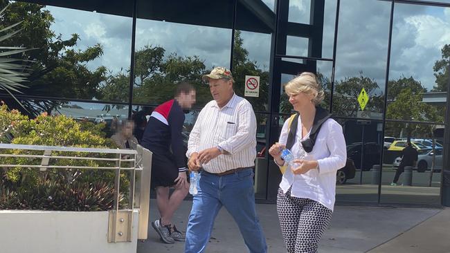 Christopher Paul Watt, 58, leaving Southport Magistrates Court on Monday after pleading guilty to a common assault charge.