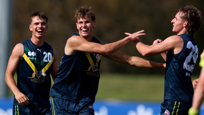 Cooper Duff-Tytler in action for AFL National Academy. (Photo by Josh Chadwick/AFL Photos/via Getty Images)
