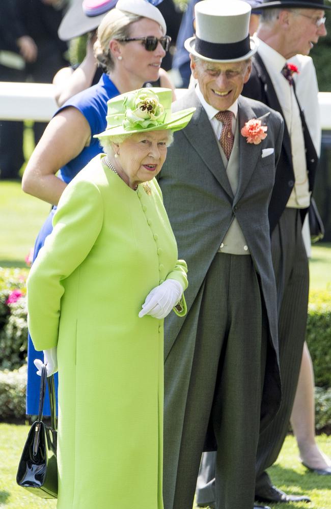 The Queen and Prince Philip at Ascot in 2017. Picture: Getty Images