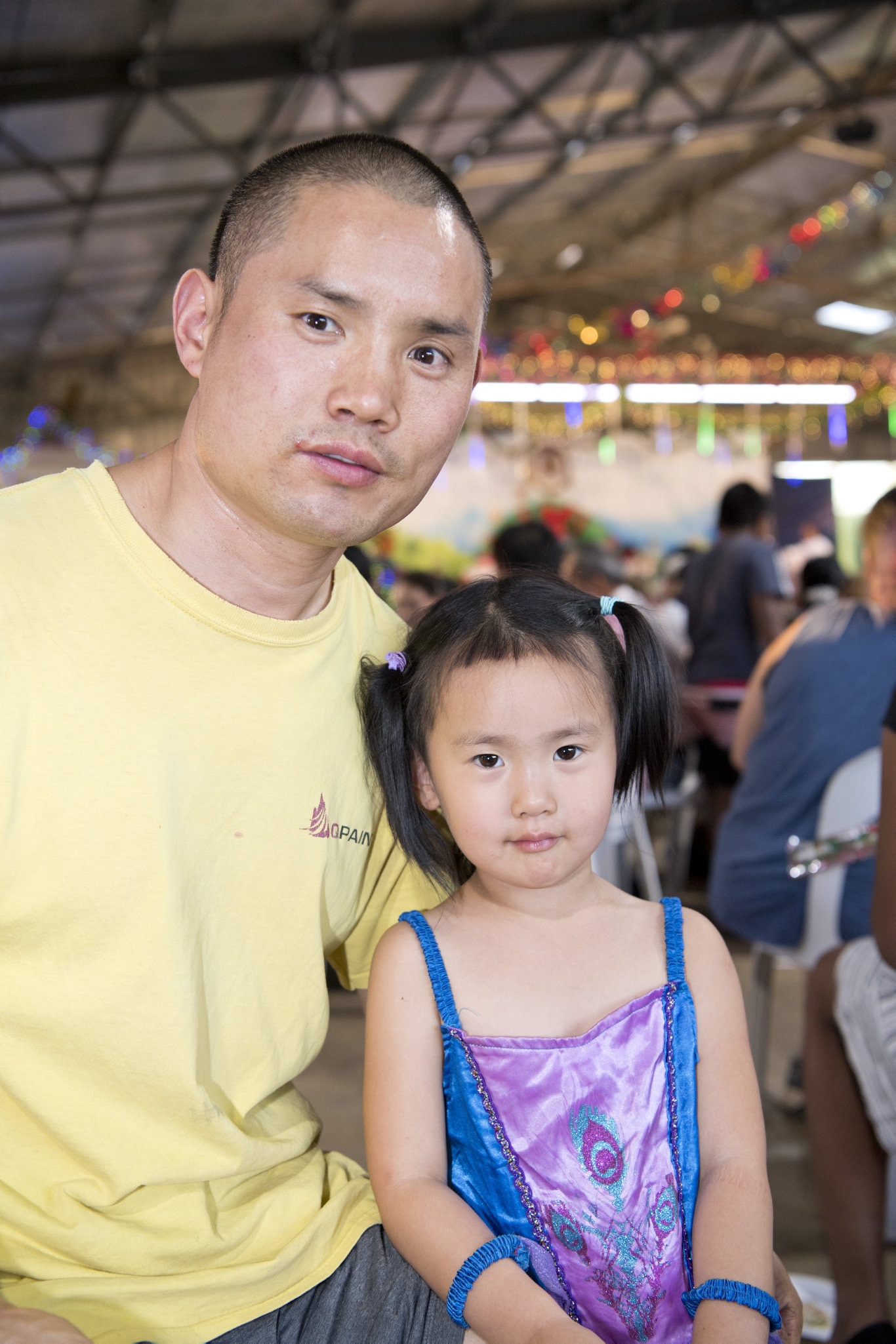 Kevin Zhou and Grace Zhou. Pure Land Learning College Christmas party. Picture: Nev Madsen. Saturday 14th Dec, 2019