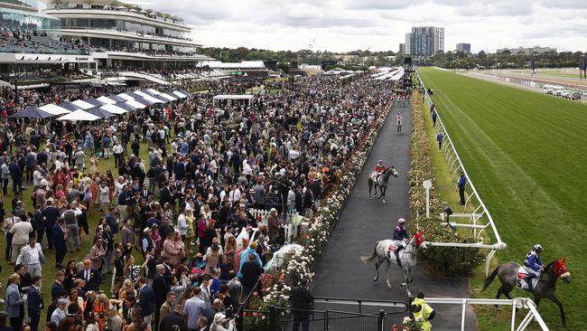 Melbourne Cup Day at Flemington Racecourse. Photo by Daniel Pockett/Getty Images