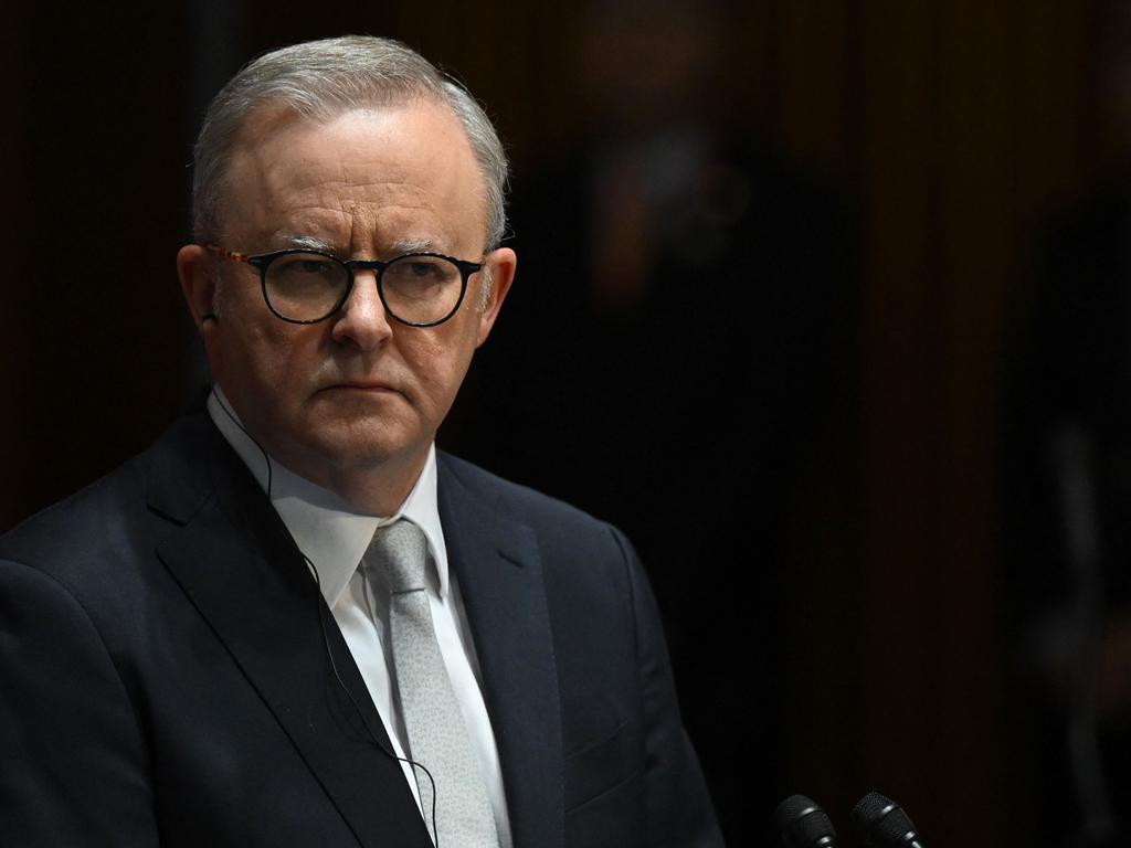 Australia's Prime Minister Anthony Albanese. (Photo by LUKAS COCH / POOL / AFP)