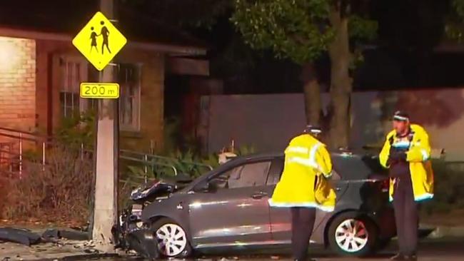 A woman from Hackham was taken to the Flinders Medical Centre with non life-threatening injuries. Picture: 7NEWS