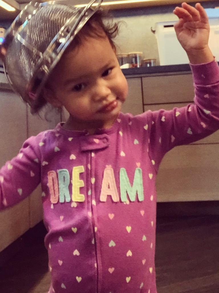 Chrissy Teigen and John Legend’s daughter, Lena Stephens. Picture: Supplied