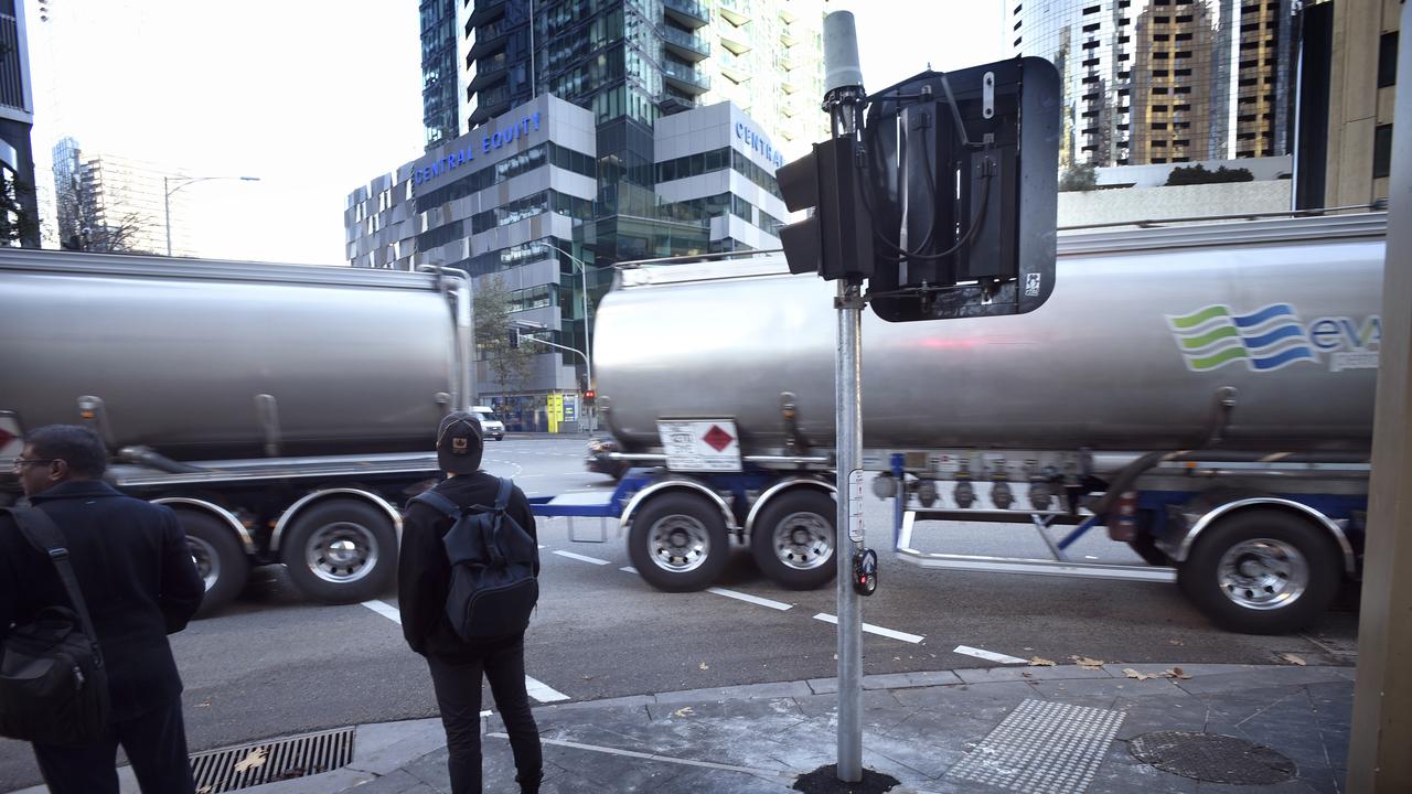 Melbourne Lord Mayor Sally Capp has called for urgent upgrades to the busy intersection. Picture: Andrew Henshaw