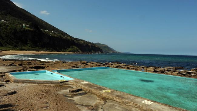 The brilliant turquoise of Coalcliff Ocean Pools. Picture: Wollongong Council