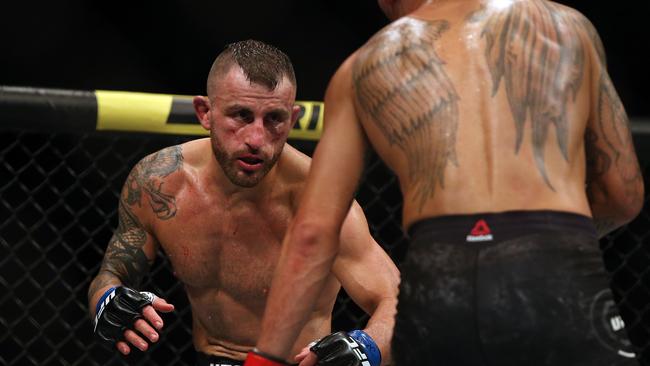 Australian UFC weapon Alex Volkanovski could house the CKB crew at his south coast gym. Picture: Richard Dobson