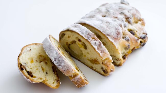 A stollen cake was given to police just before Christmas.