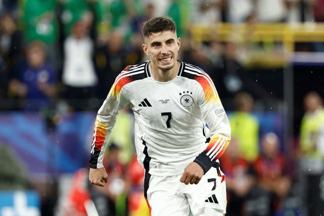 Kai Havertz scored a penalty to set host nation Germany on their way to a 2-0 win over Denmark that saw them march into the Euro 2024 quarter-finals