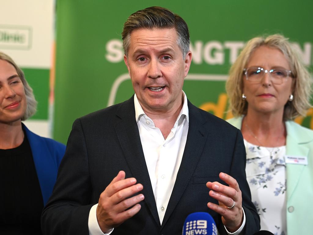 Health Minister Mark Butler is hesitant to lift the number of subsidised mental health sessions from 10 to 20. Picture: NewsWire / John Gass