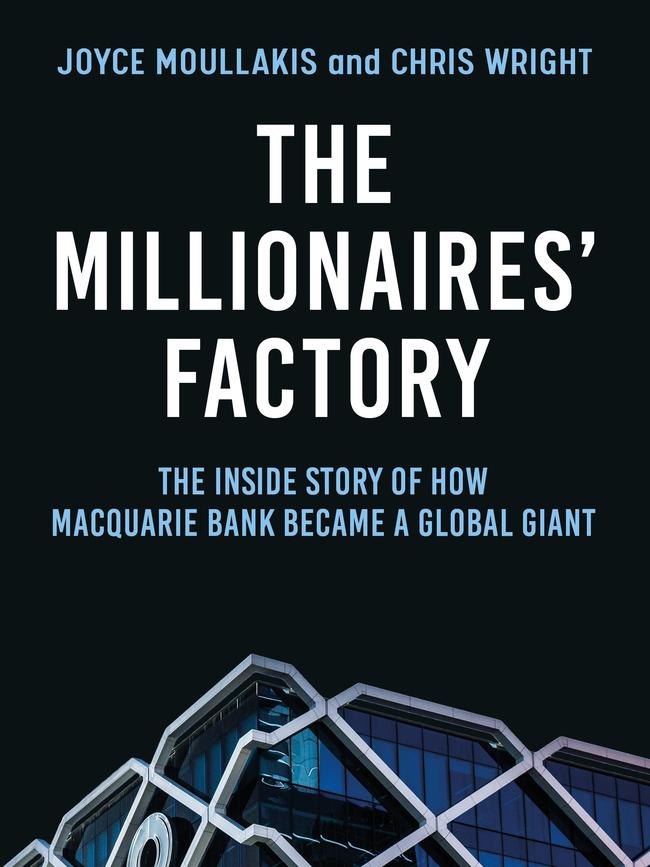 The Millionaires' Factory by Joyce Moullakis and Chris Wright is out on Tuesday, February 28.