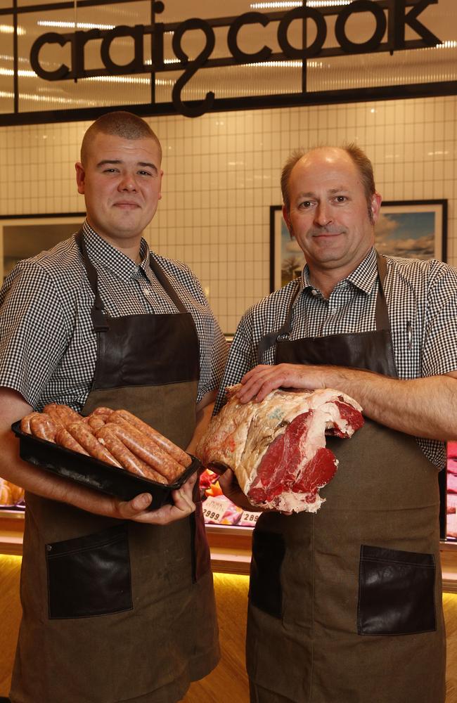 Nick Parker and Michael Honeysett from The Natural Butcher.