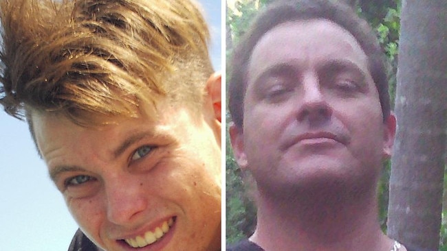 Braddon Charles Peter Butler (right) has pleaded not guilty to murdering Jay Brogden (left) in 2007 at Airlie Beach.