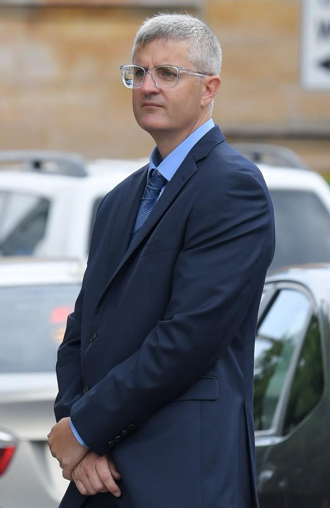 Vaughan Rogers outside Wollongong Courthouse. Picture: NCA NewsWire / Simon Bullard.