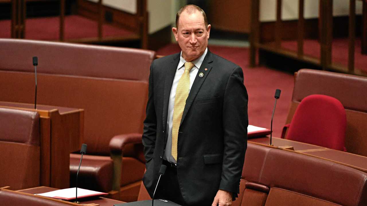 Identifying racism in this country is easy when it comes to someone like Senator Fraser Anning but what about your best mate's jokes or benefitting from the system that enables it. Picture: MICK TSIKAS