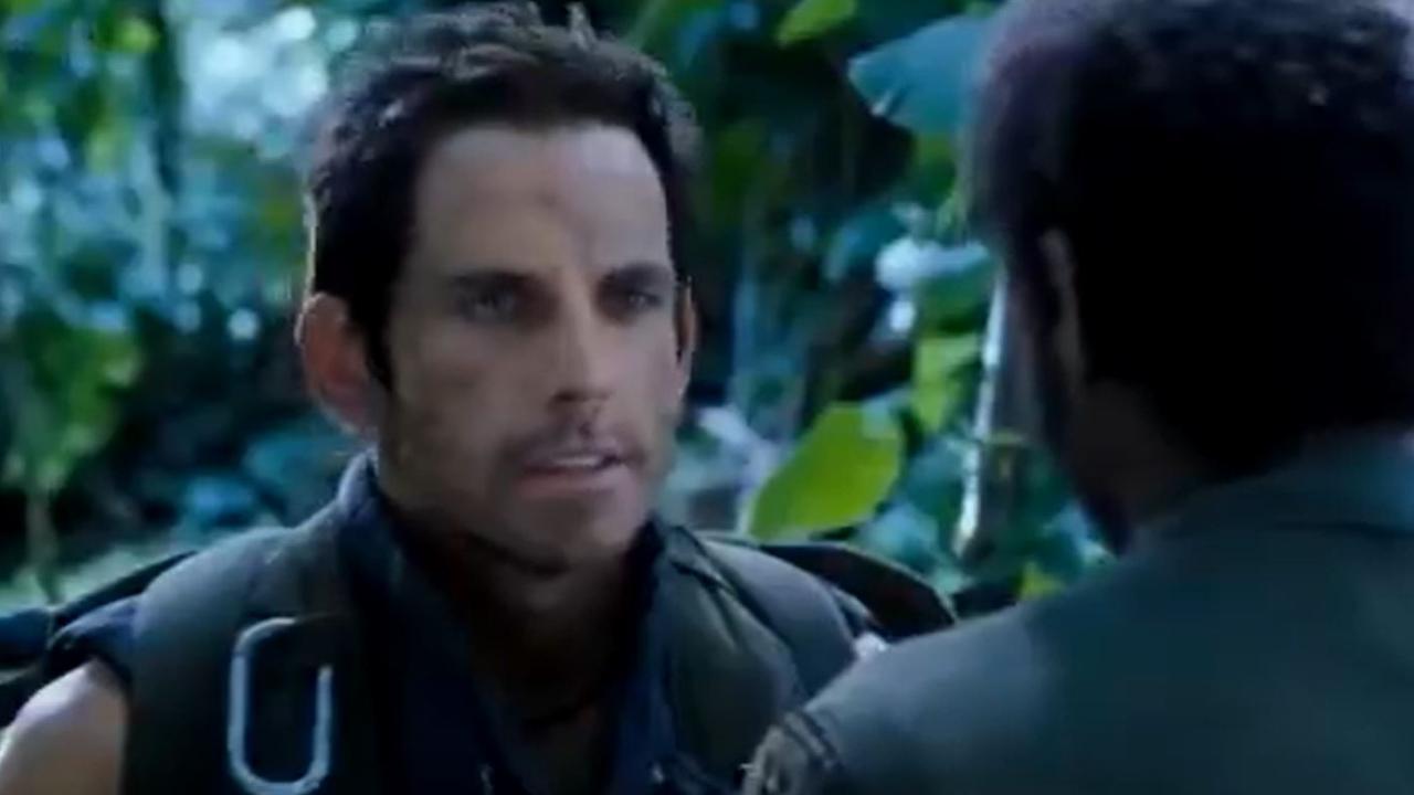 Stiller stars in a scene from Tropic Thunder, on which he was also director. Picture: Paramount