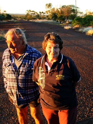 Lorraine and husband Les Thomas.