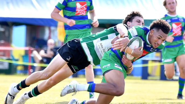 GPS player Zachia Maseinawa Mens, Sunnybank v GPS Saturday May 13, 2023. Picture, John Gass