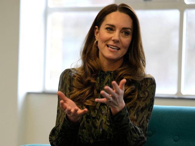Kate launched the service alongside her husband and the Sussexes before they quit royal life. Picture: AFP