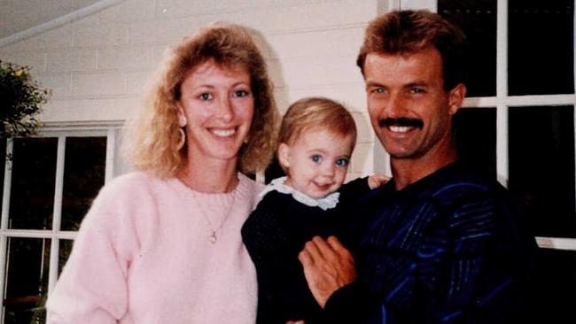 Bronwyn and Jon Winfield and their daughter Lauren.