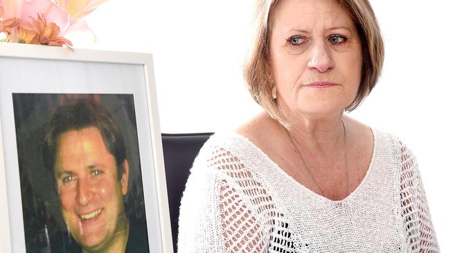 Pam Machen, grieving mother of Dion Bentham, 41. Picture: Mike Keating