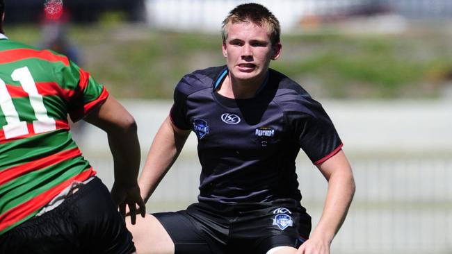 A young Lodge turns out for Penrith in the Harold Matthews Cup in 2013.