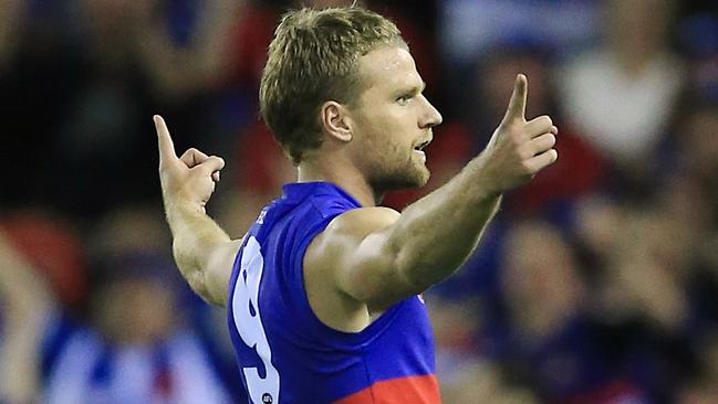 Jake Stringer is expected to return for the Bulldogs’ elimination final. Picture: Wayne Ludbey