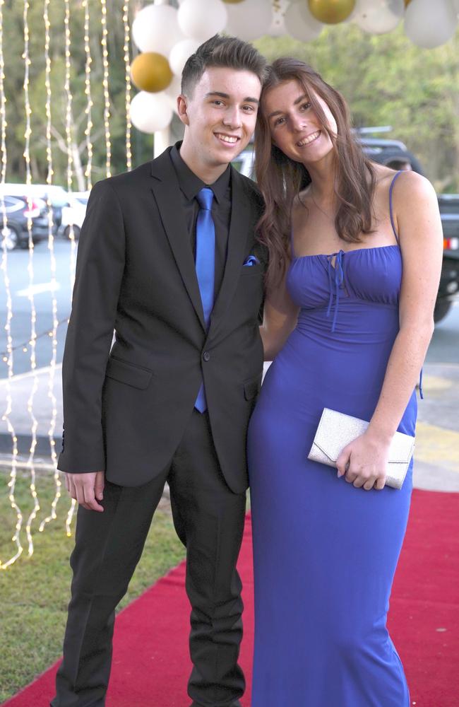 Ben and Freya at the Coolum State High School formal 2023. Pictures: contributed