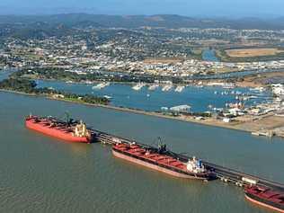 DETAINED: A Chinese-owned bulk carrier (not pictured) chartered to carry coal to Korea has been detained at the Port of Gladstone by the Australian Maritime Safety Authority after crew members reported they were owed $64,000 in unpaid wages. Brenda Strong GLA110713PLAN. Picture: Brenda Strong GLA110713PLAN