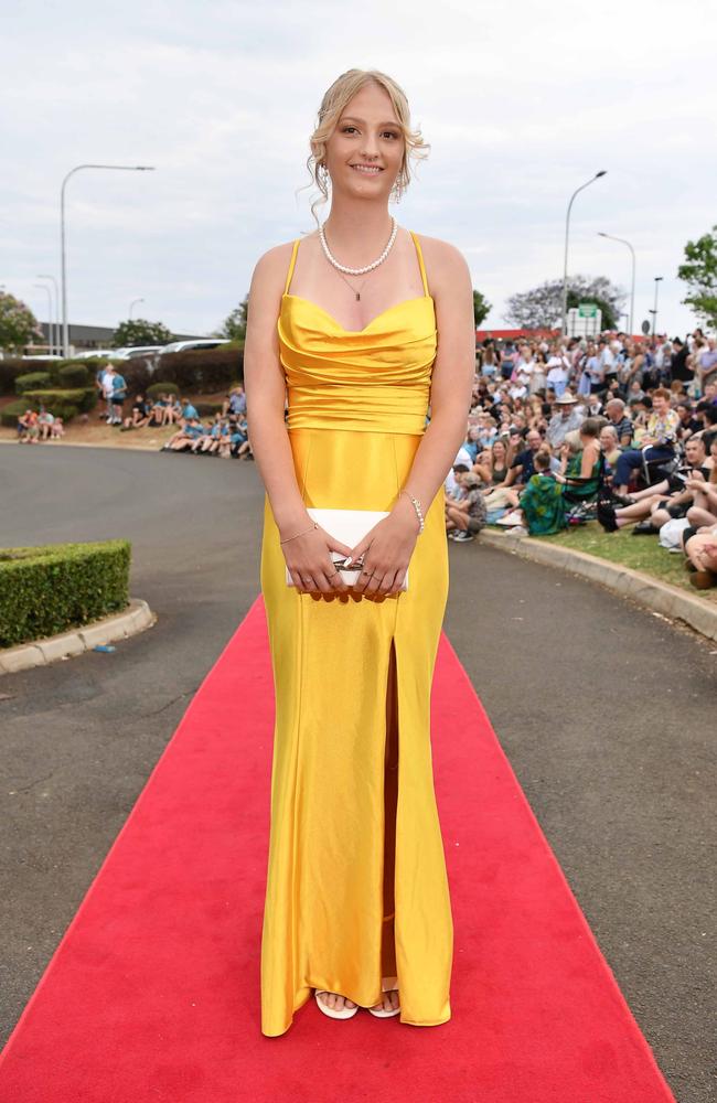 Brenna Fuller at Highfields State Secondary College. Picture: Patrick Woods.