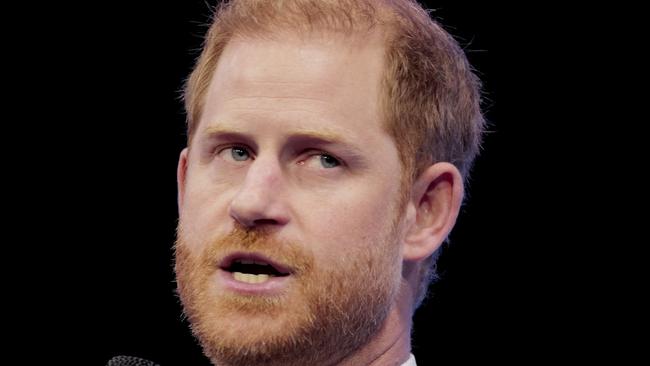 NEW YORK, NEW YORK - SEPTEMBER 24: Prince Harry, Duke of Sussex speaks onstage during Day 2 of the Clinton Global Initiative 2024 Annual Meeting at New York Hilton Midtown on September 24, 2024 in New York City. (Photo by Craig Barritt/Getty Images for Clinton Global Initiative)