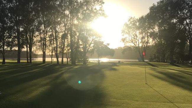 13th hole, Nambucca Heads Island Golf Club.