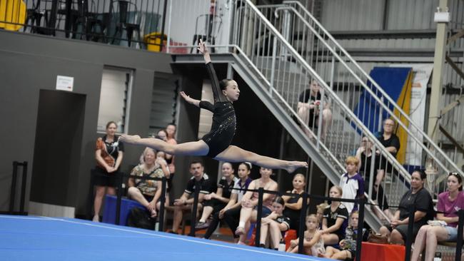 Action from the 2024 Northern Territory Gymnastics Championships at Woolner, Darwin. Picture: Karen Fowler.