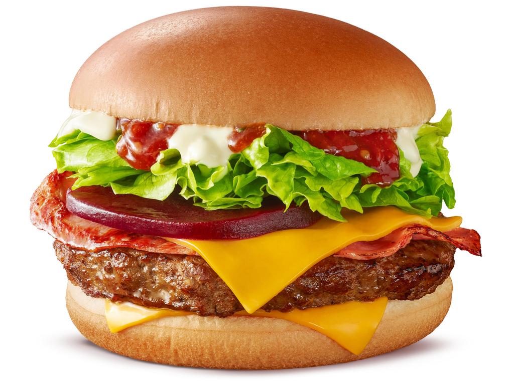 McDonalds has also brought back the Aussie Angus deluxe burger.