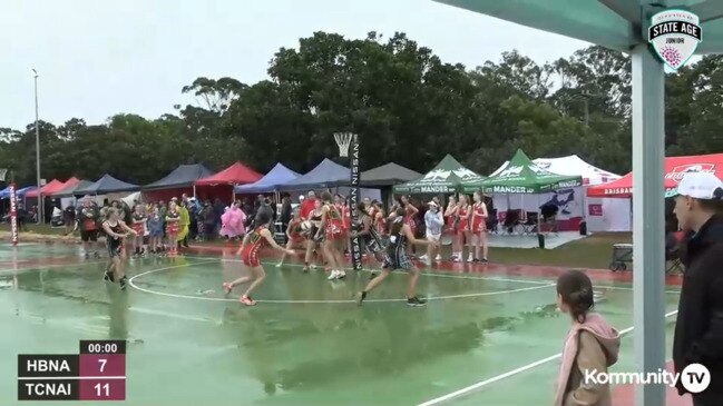 Replay: Netball Queensland State Age Titles - Underwood Park Black v Downey park Green (U12)