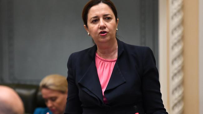 Premier Annastacia Palaszczuk has been heavily criticised for failing to “stare down the unions”. Picture: Dan Peled