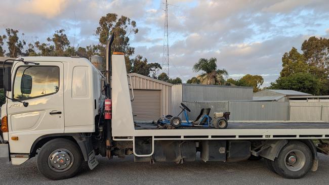 The go-kart impounded by police at Bordertown. Picture: SA Police