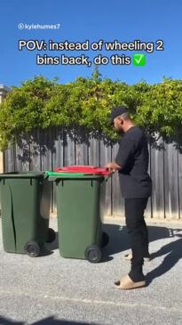 genius wheelie bin hack