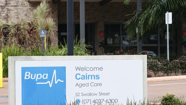 Bupa Cairns aged care centre on Swallow Street has recorded Covid-19 positive cases. It is not known if booster shots have been delivered at aged care facilities across the Far North. Picture: Brendan Radke