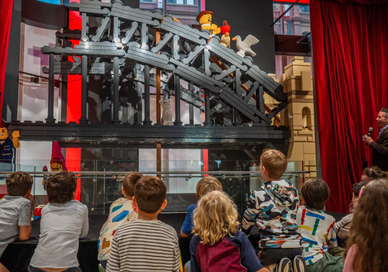 The Sydney Harbour Bridge model.